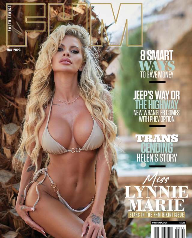 FHM bikini issue cover featuring Miss Lynnie Marie